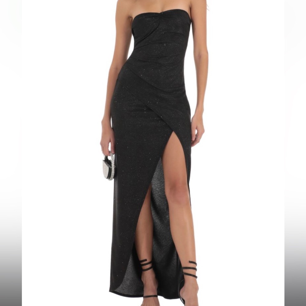 Sparkly black Lucy in the sky prom dress- Size small-NWOT